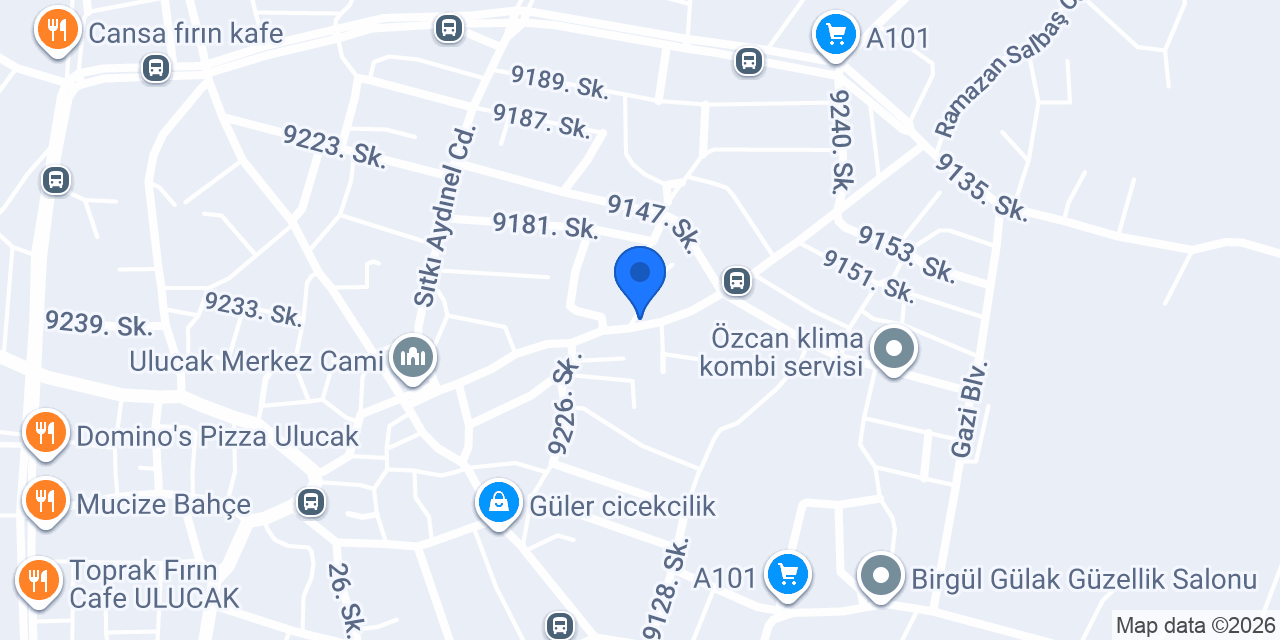 AEC Teknik Servis konumu