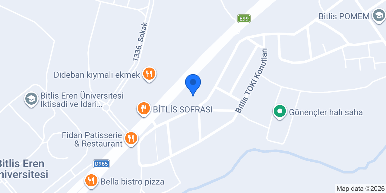 Şato Cafe konumu