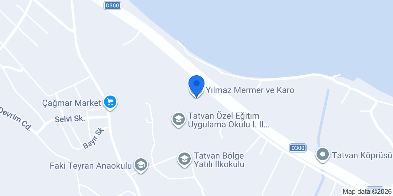 Yılmaz Mermer ve Karo konumu