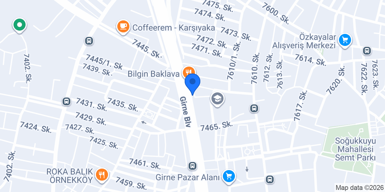 Yalçın Erkek Kuaförü konumu