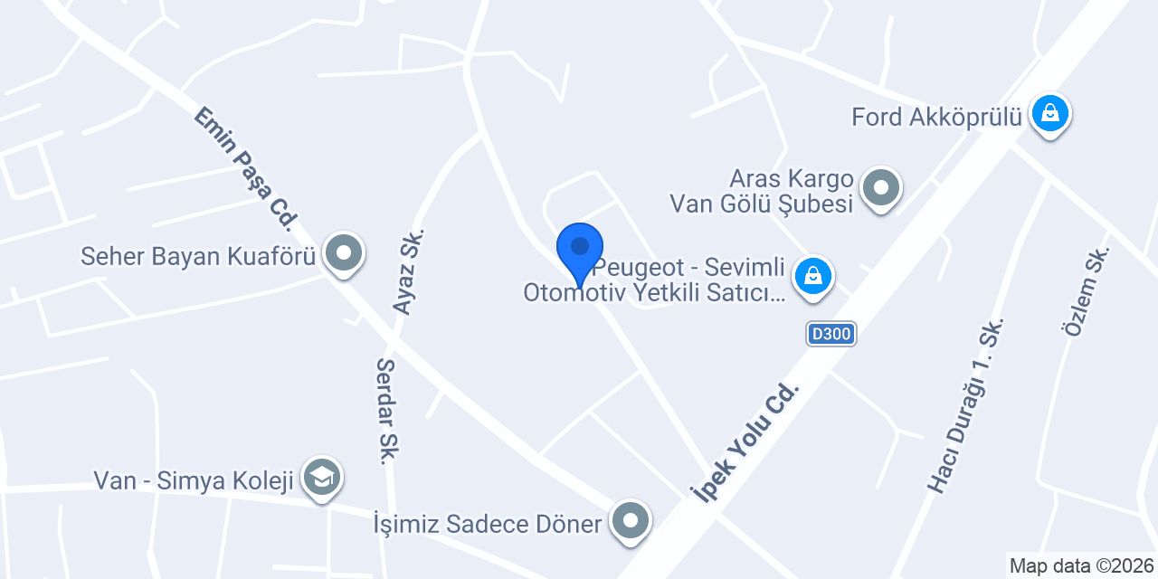 Mektebim Koleji Van Kampüsü konumu