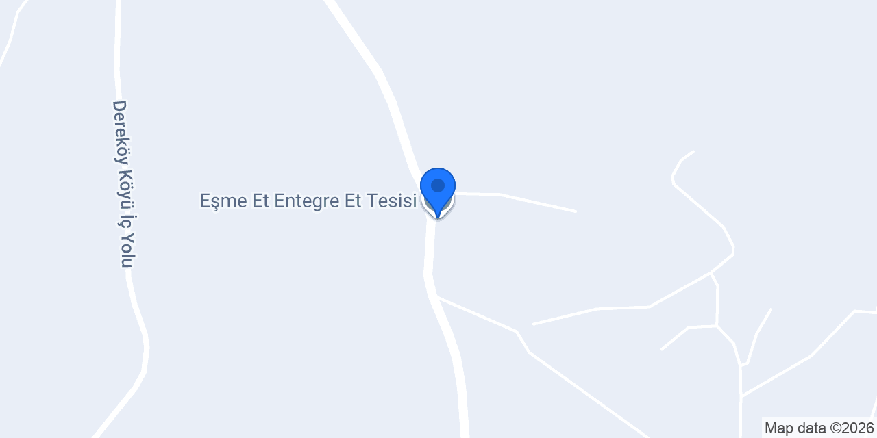 Eşme Et Entegre Et Tesisi konumu