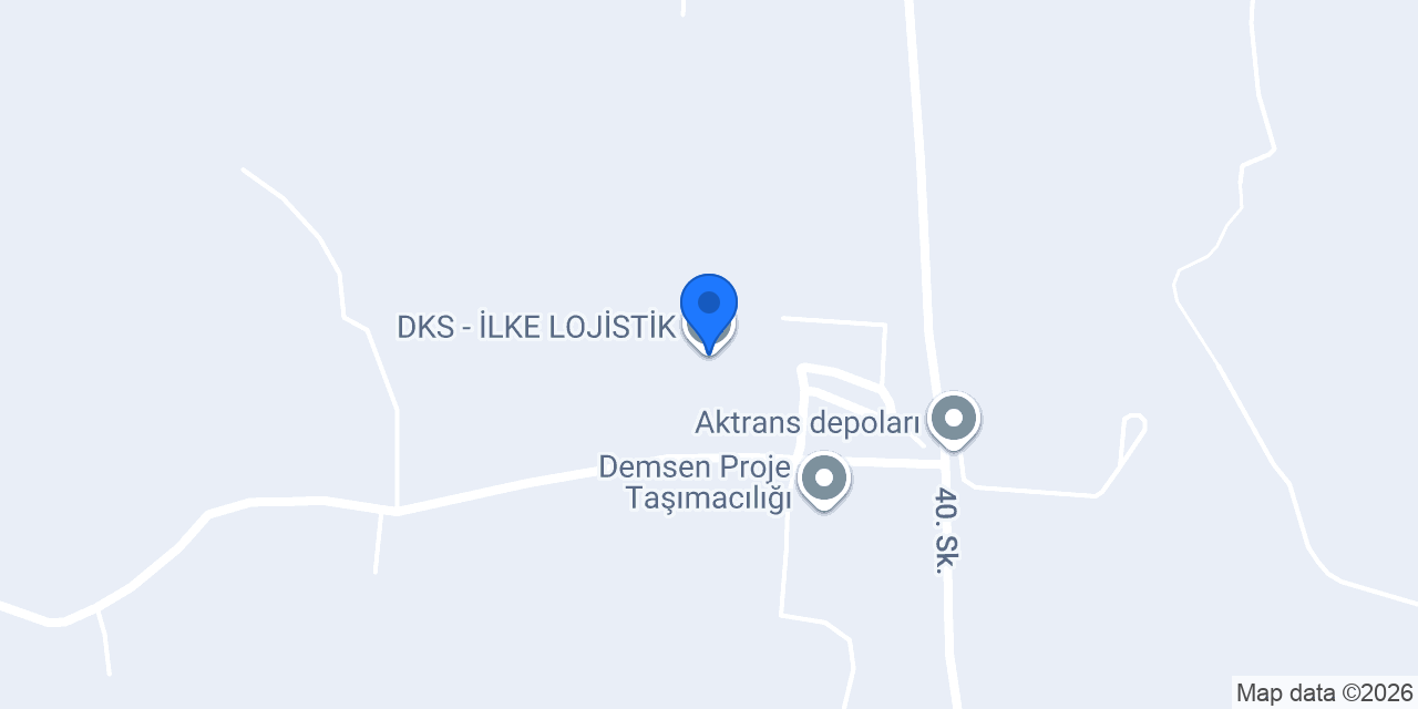 DKS - İLKE LOJİSTİK konumu