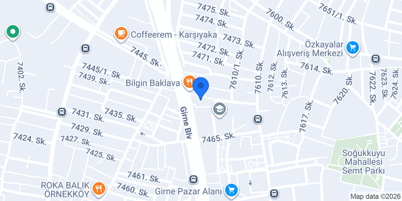 Anı Pide Salonu konumu