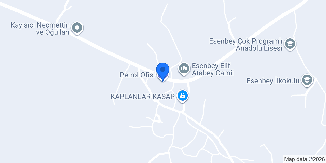 Petrol Ofisi konumu