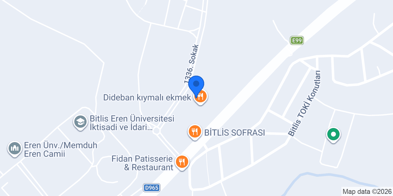ŞİFAHANE BAHARATÇILIK konumu