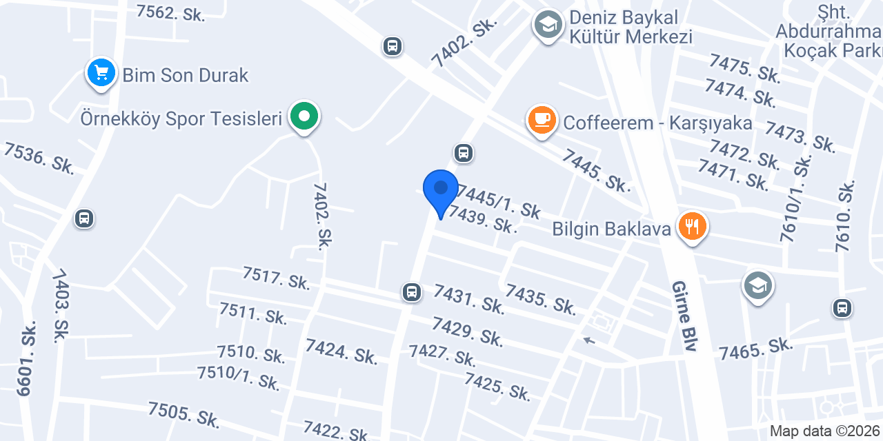Ceylan terzi konumu
