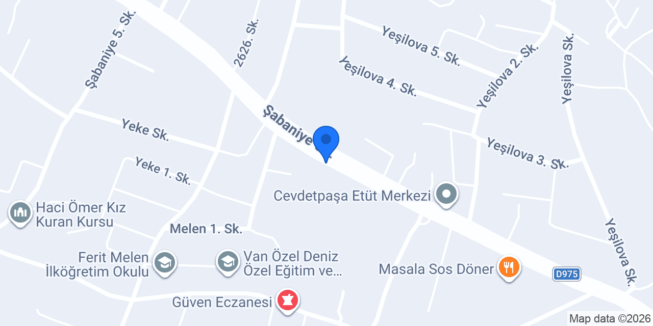 VAN YURTPAY VİNÇ konumu
