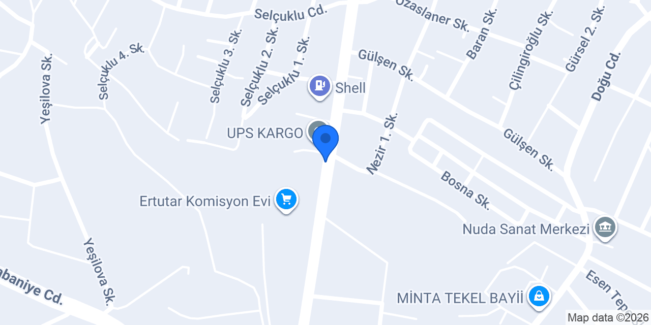 Nazlı & Uğur Kırtasiye konumu