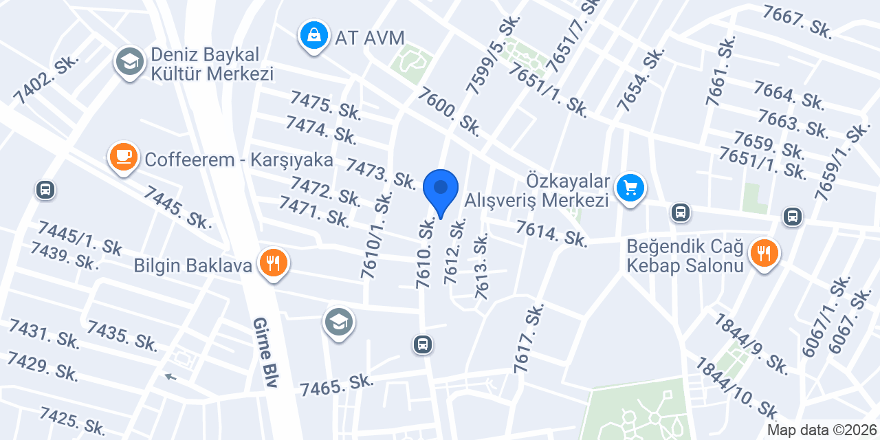 DETAY KURU TEMİZLEME konumu