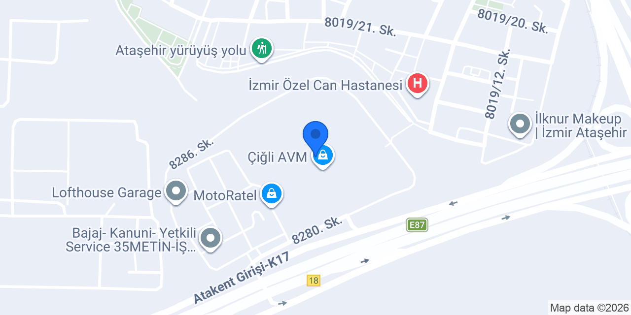 Tantunizm Çiğli AVM konumu