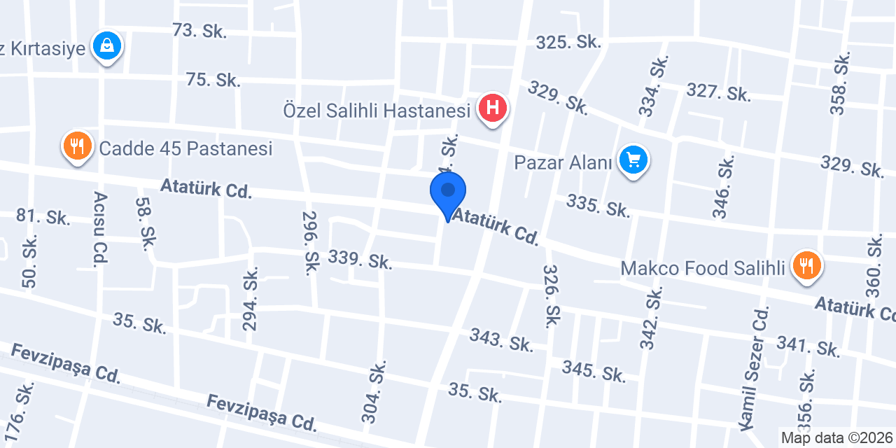 Cadde45 Fırın Unlu Mamuller konumu