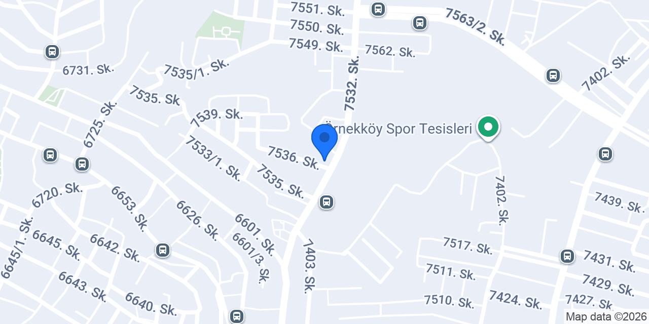 Ekaş Unlu Mamüller konumu
