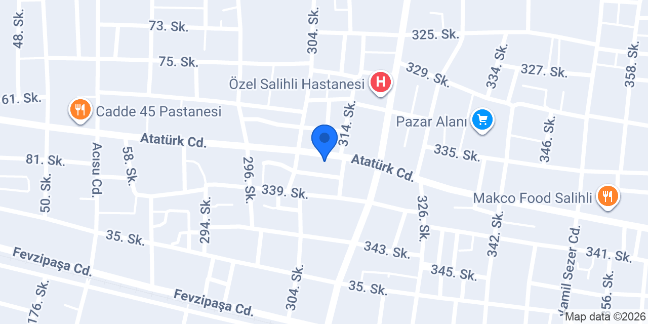 Op. Dr. Sait Yıldız Kliniği konumu