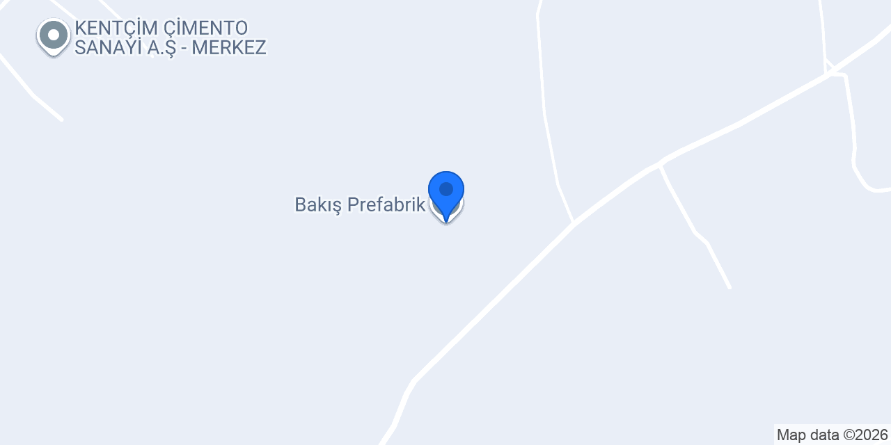 Bakış Prefabrik konumu