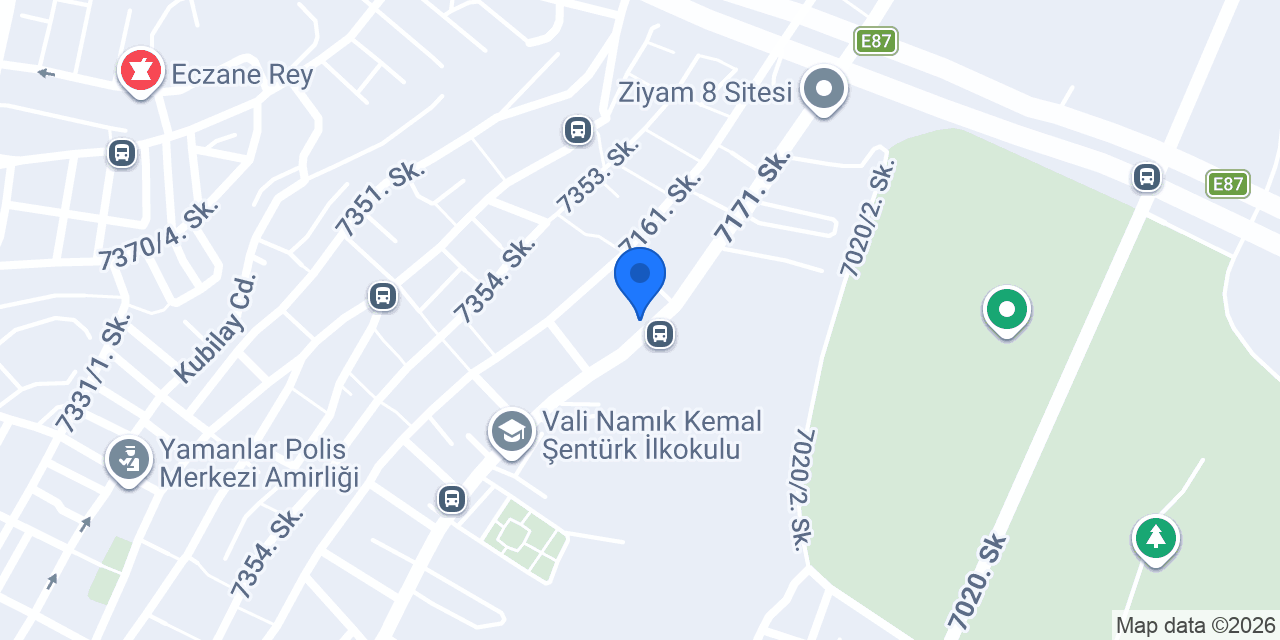 Durak makine ilaçlama konumu