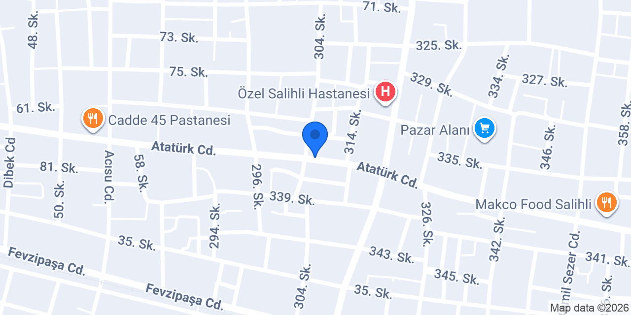 Çikolata Evim Salihli konumu
