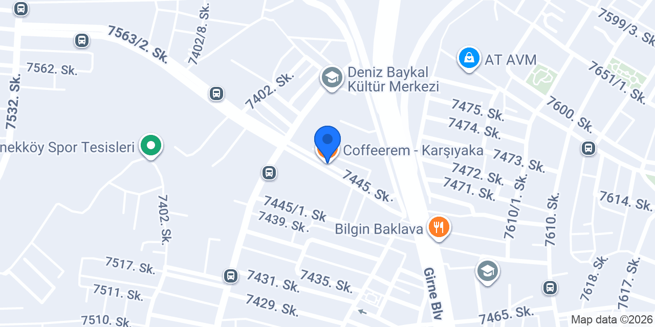 Coffeerem - Karşıyaka konumu