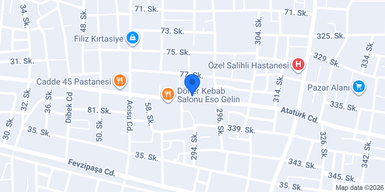 TurŞam Salihli konumu