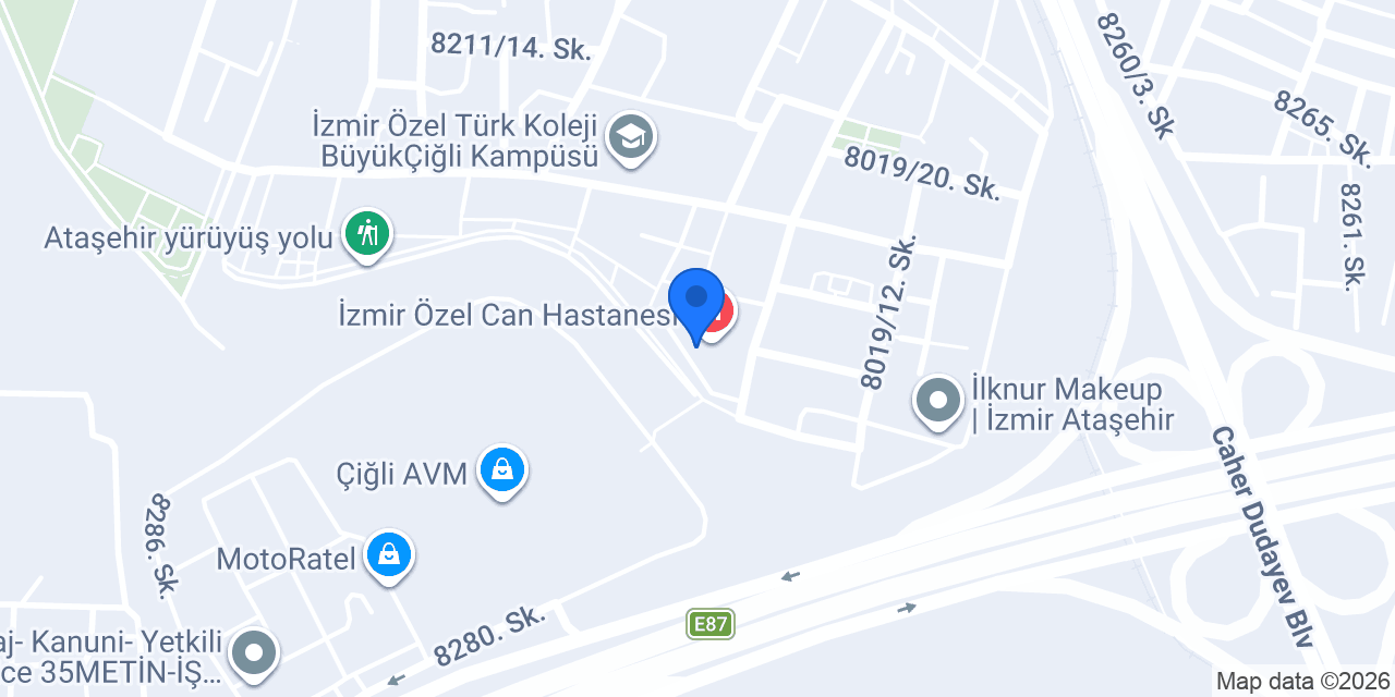 Op. Dr. Kader YILDIZ DOĞAN konumu