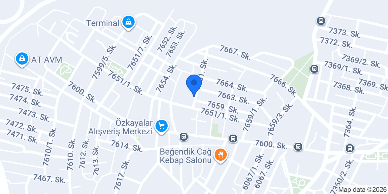 İzmir Asmatavan Dekorasyon konumu