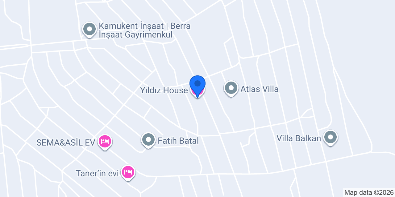 Yıldız House konumu