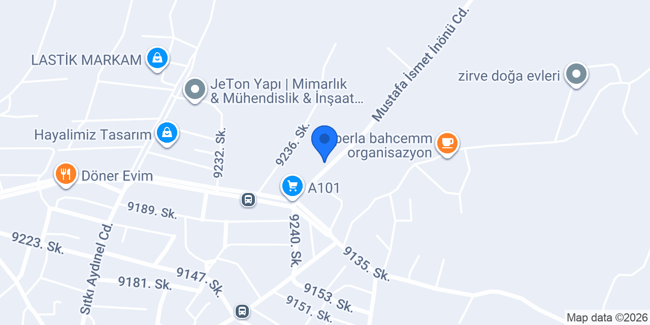 SUNNY Kemalpaşa Servis - Kırcı Ltd.Şti. konumu