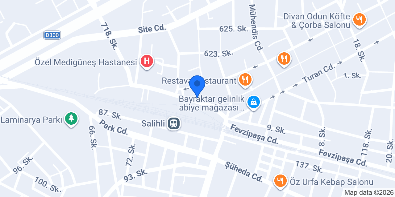 Yılmaz Kasap Et Ürünleri konumu
