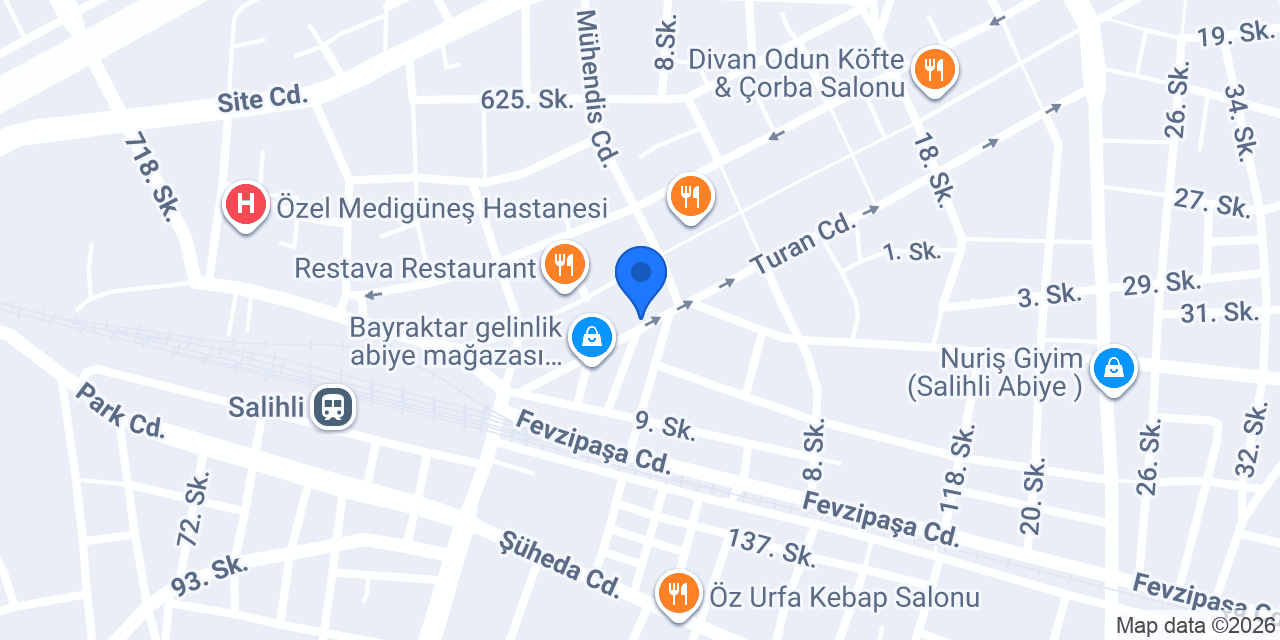 İNC İNŞAAT konumu