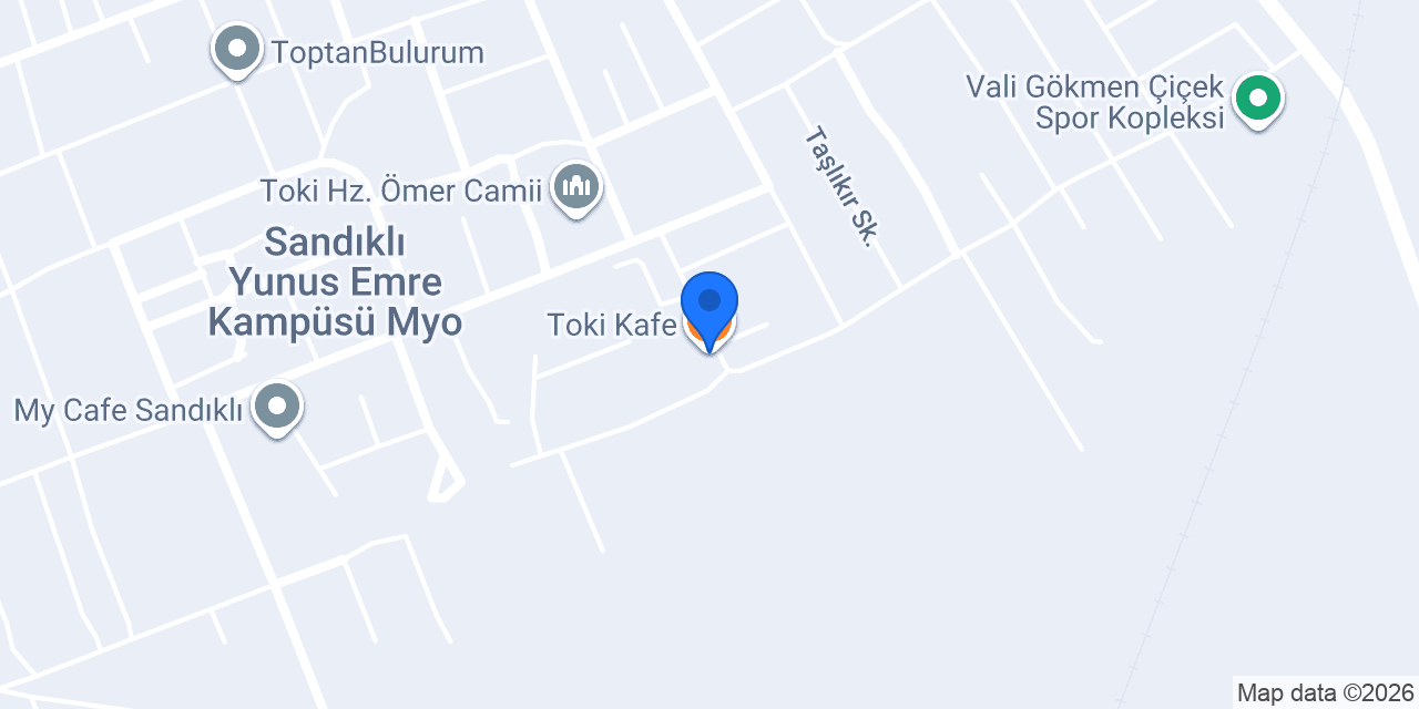 Toki Kafe konumu