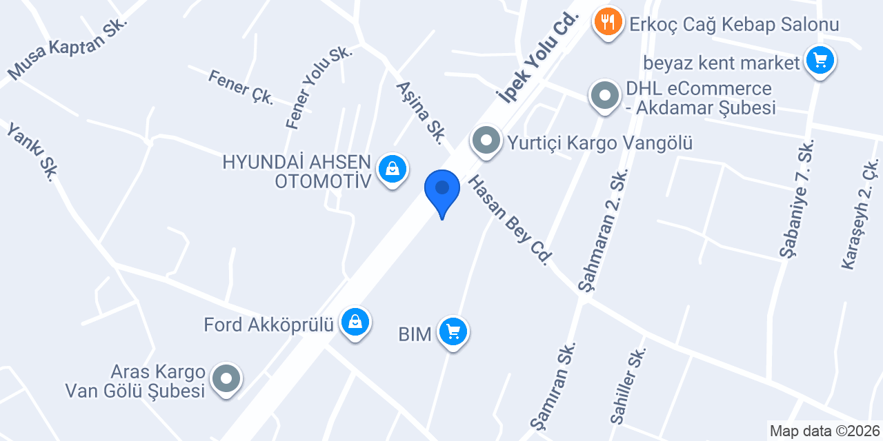 HUZUR YAPI İNŞAAT konumu