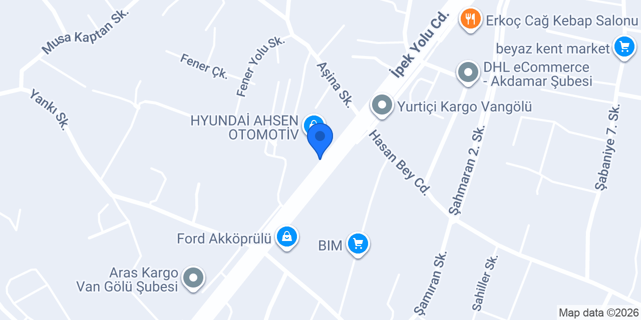 Kurşunluoğlu Otomotiv konumu