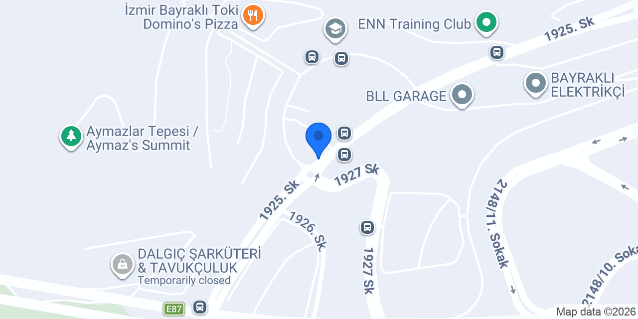 BAYRAKLI TOKİ TAKSİ konumu
