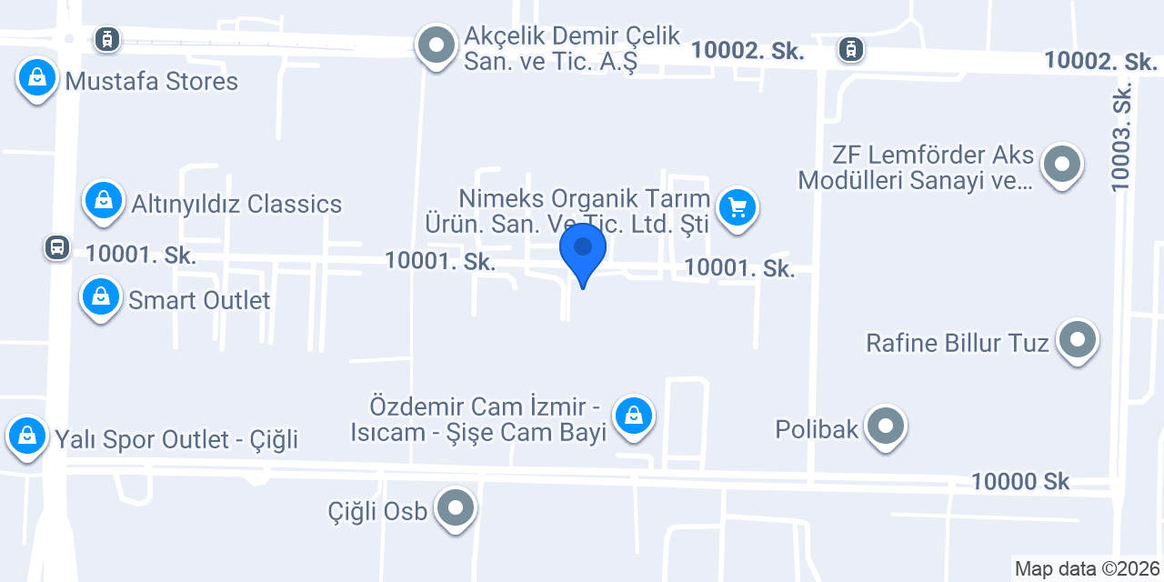 Emtaş Tekstil konumu