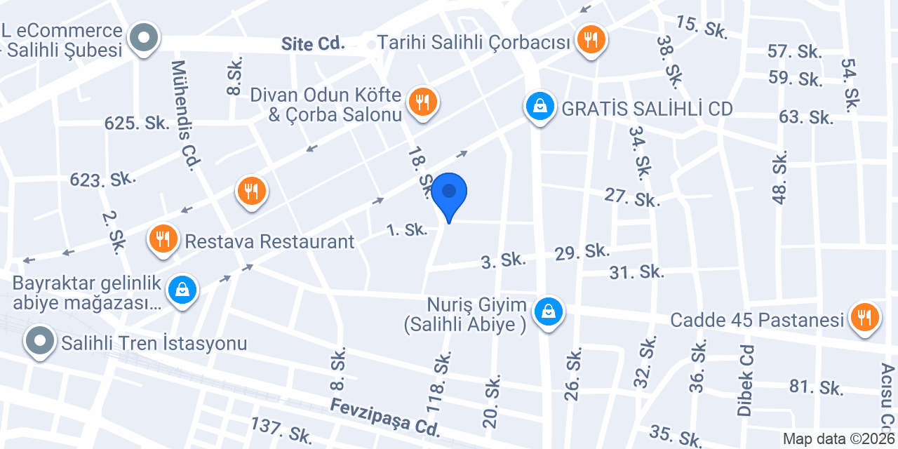 Niş Butik Cafe konumu