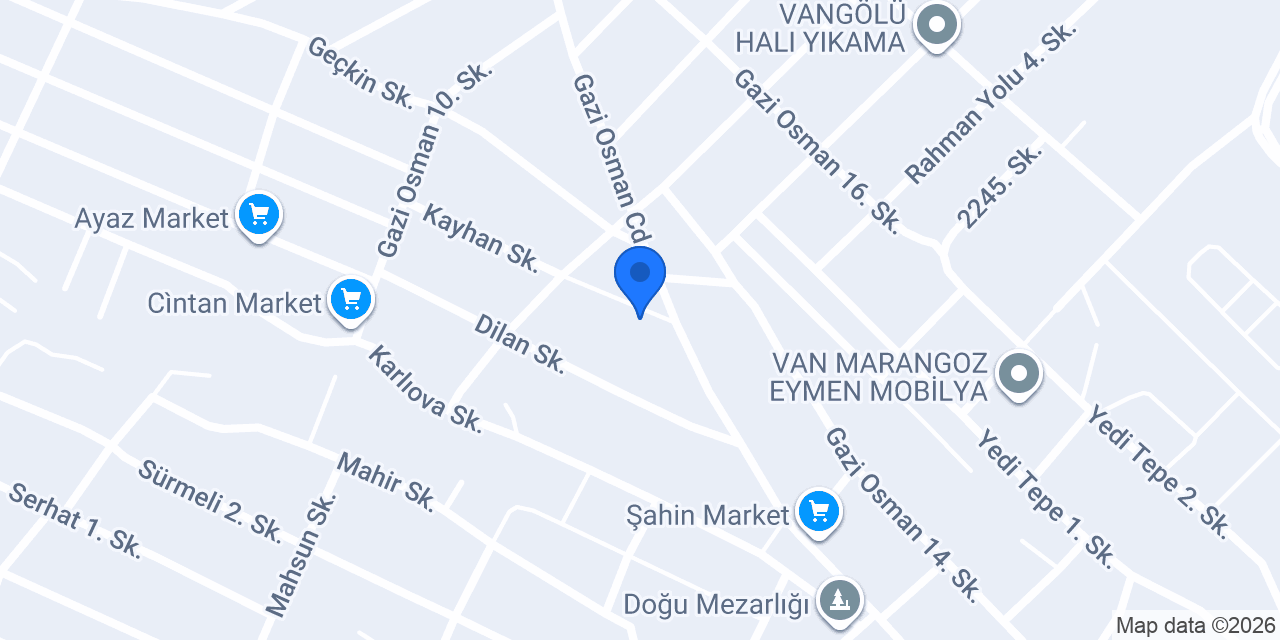 Eriş Mobilya konumu