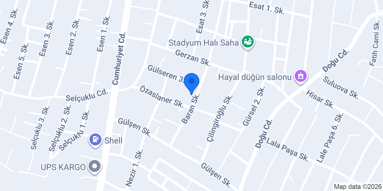Adigüzel Market konumu