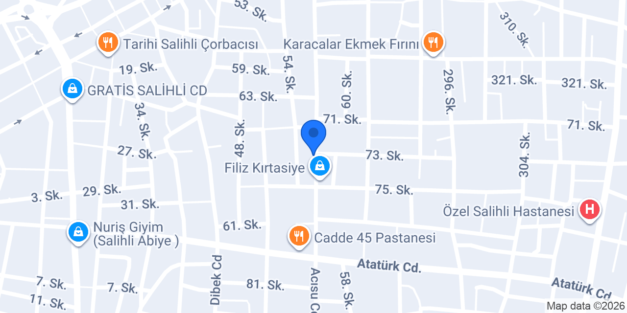 Salihli Vip Eğitim konumu