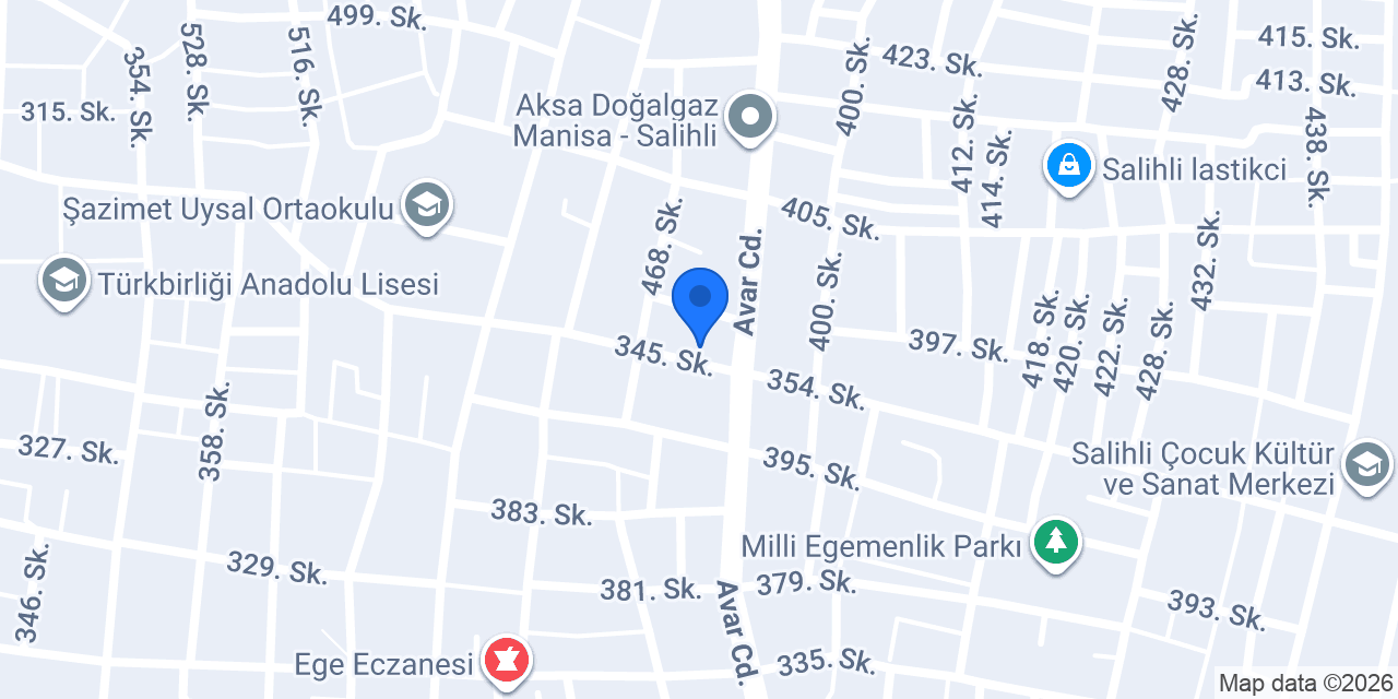 Gediz Ortak Sağlık Birimi konumu