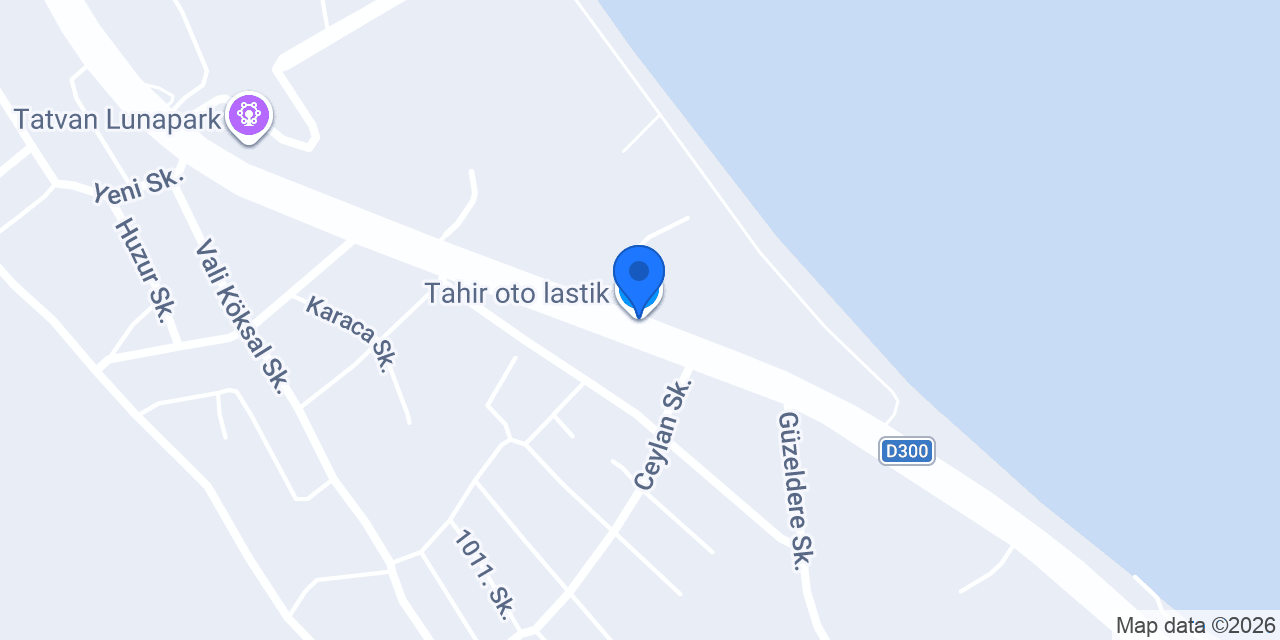 Tahir oto lastik konumu