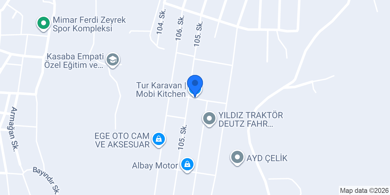 Tur Karavan | Mobi Kitchen konumu