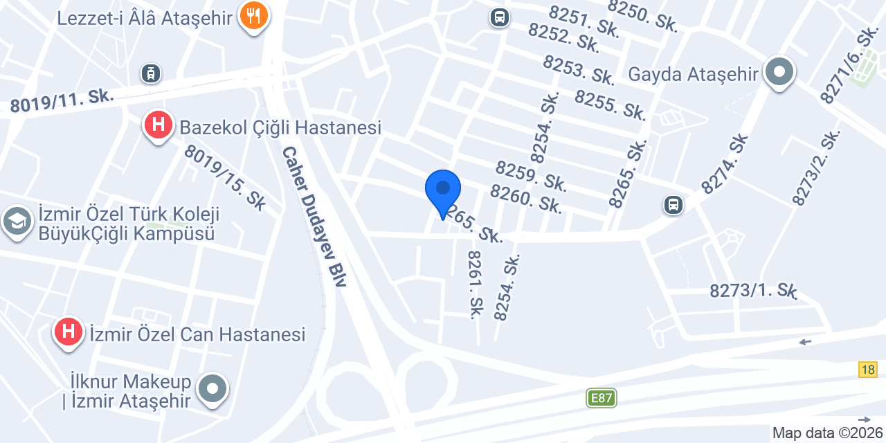 ​Mavişehir & Çiğli Elektrik Servisi konumu