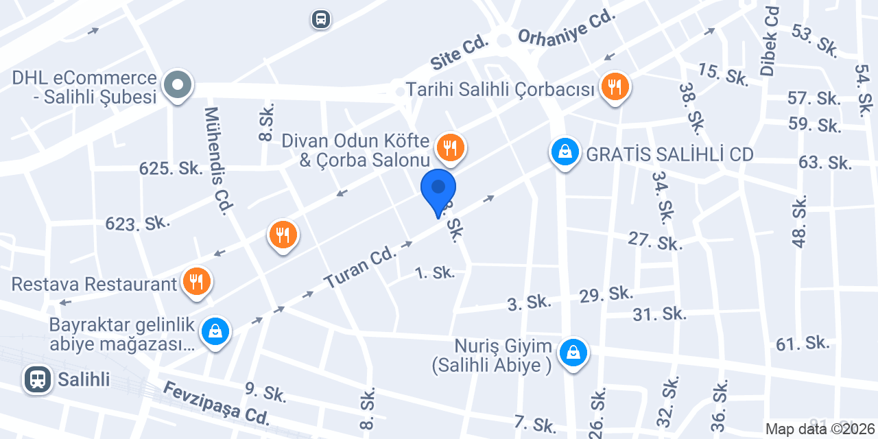 Salihli Uğur Kurs konumu