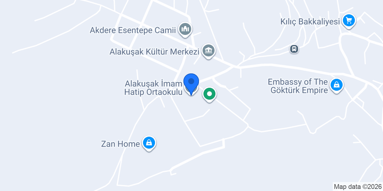 Alakuşak İmam Hatip Ortaokulu konumu