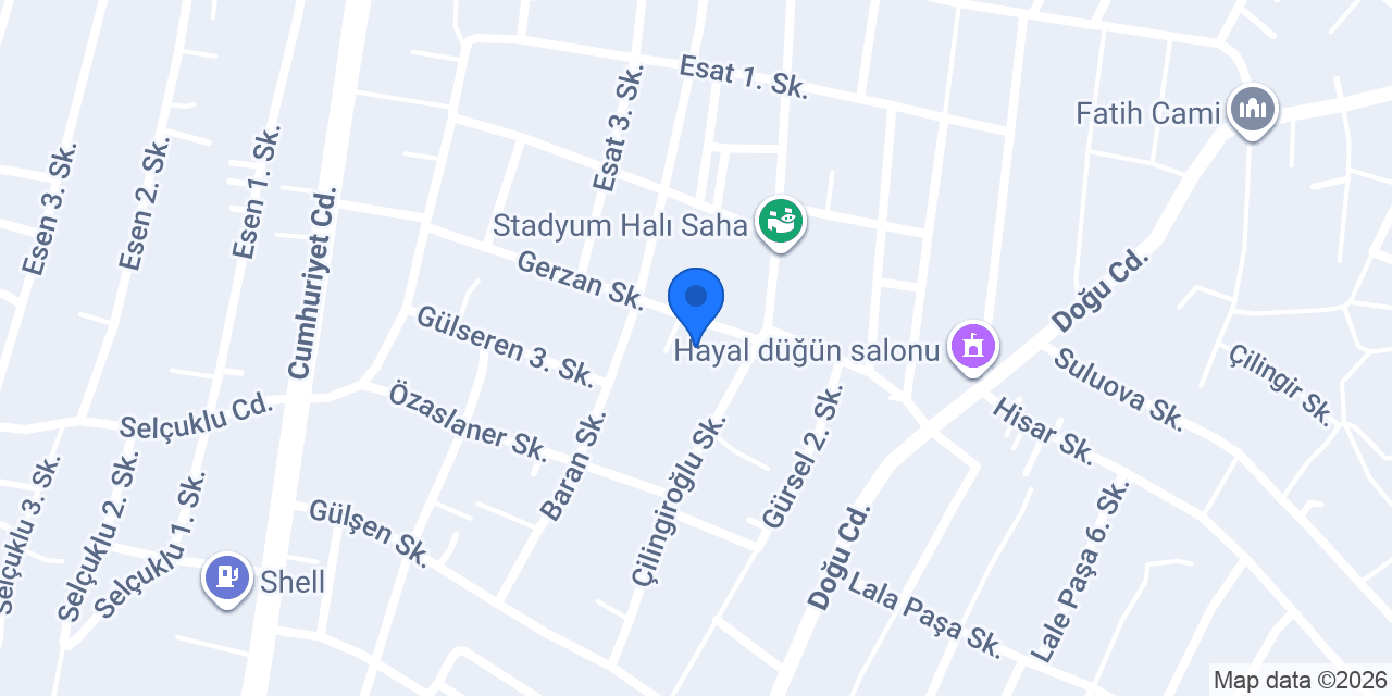 Merkez Bilfen Anaokulu konumu