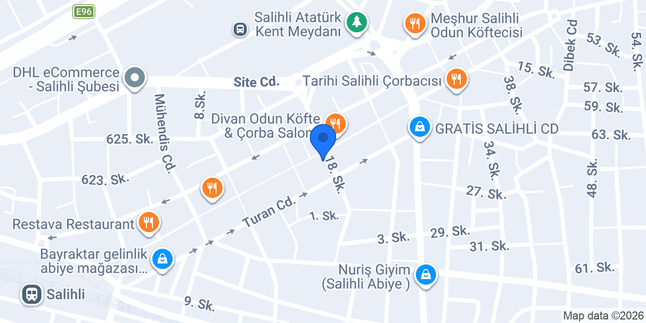 Halkbank Salihli Şubesi konumu