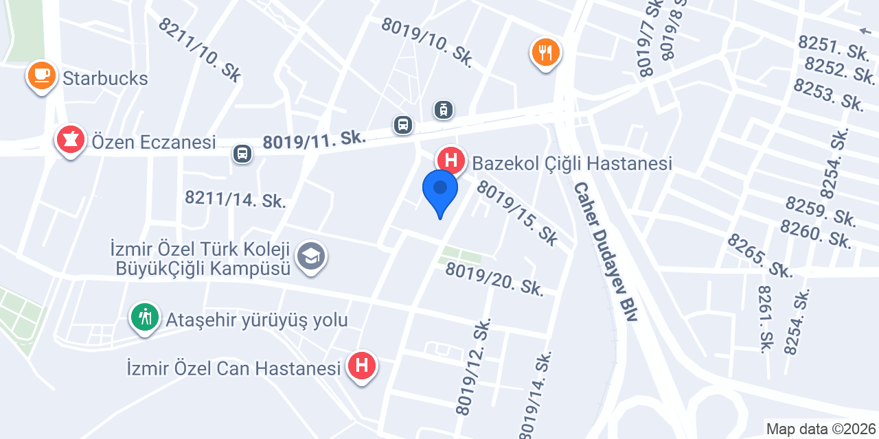 Op.Dr.Arif AYDIN konumu
