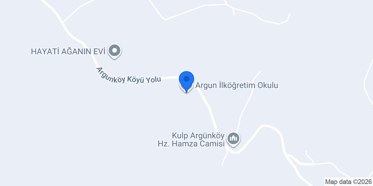 Argun İlköğretim Okulu konumu