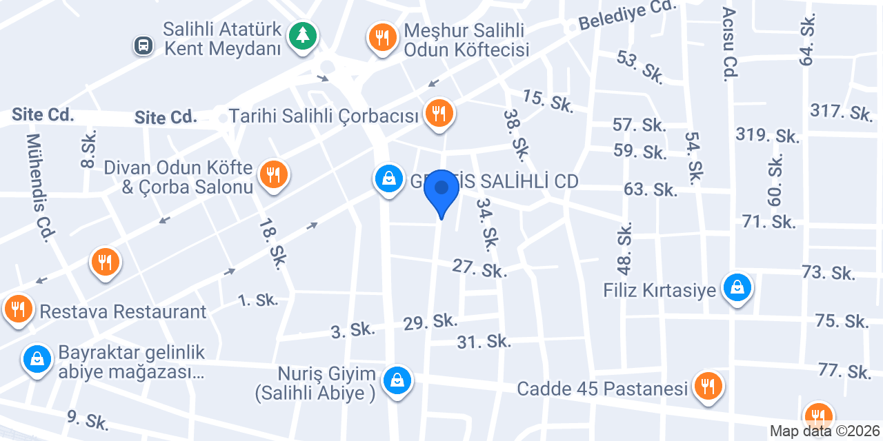Salihli 1. Noterliği konumu