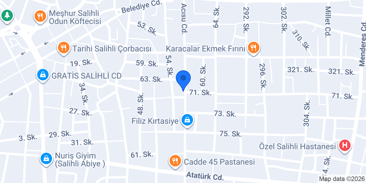 Tatlı Şehir Pastanesi konumu
